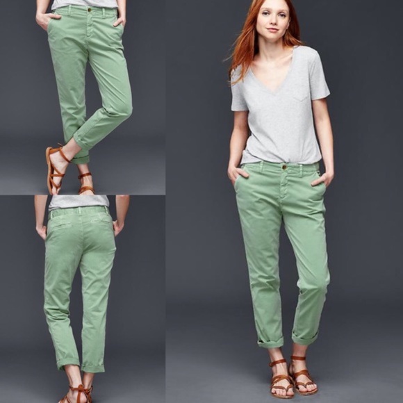GAP | Pants u0026 Jumpsuits | Gap Girlfriend Chino Pant | Poshmark